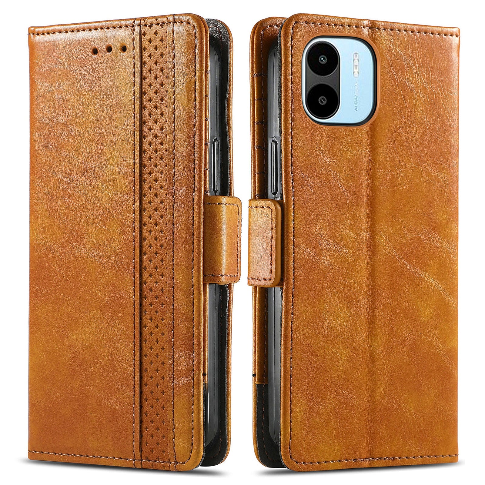 CASENEO 002 Series for Xiaomi Redmi A1 4G A2 4G Mobile Phone Case Wallet Stand PU Leather RFID Blocking Business Splicing Style Phone Cover CASENEO 002 Series for Xiaomi Redmi A1 4G A2 4G Mobile Phone Case Wallet Stand PU Leather RFID Blocking Business Splicing Style Phone Cover